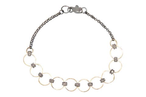 diamond loop bracelet