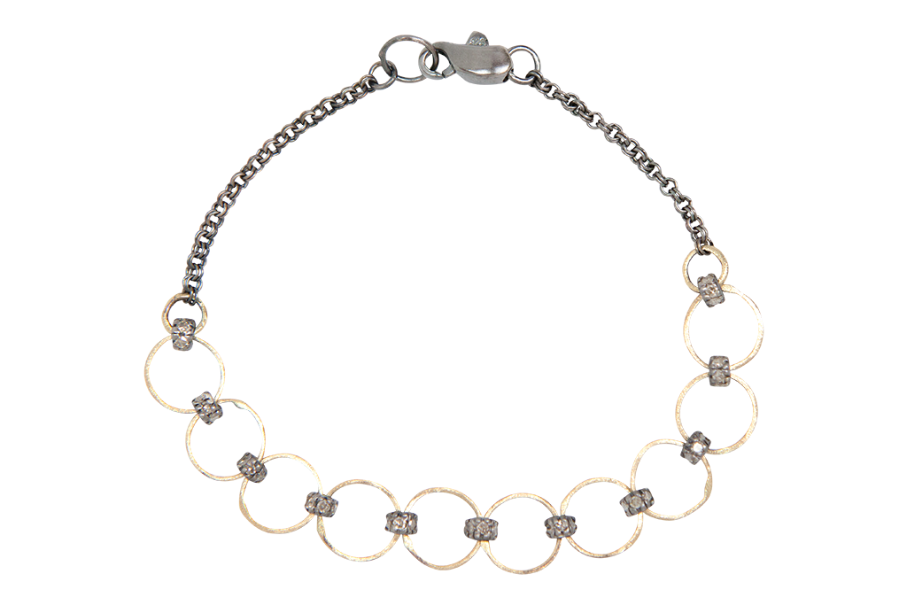 diamond loop bracelet